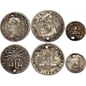 Bolivia Lot of 3 Coins 1830 - 1859