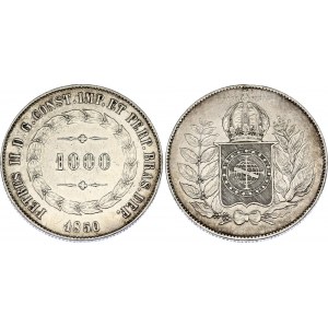 Brazil 1000 Reis 1850