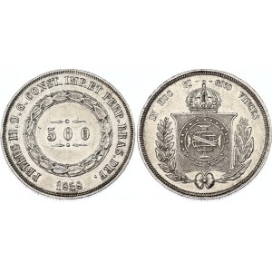 Brazil 500 Reis 1858