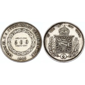 Brazil 500 Reis 1863