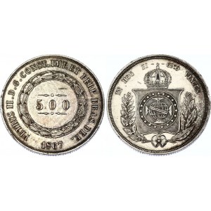 Brazil 500 Reis 1867