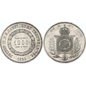 Brazil 1000 Reis 1853