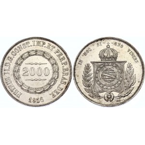 Brazil 2000 Reis 1856