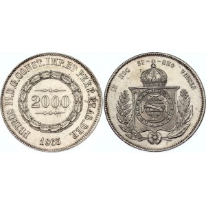 Brazil 2000 Reis 1863