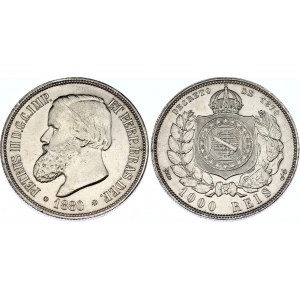 Brazil 1000 Reis 1880