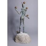 Krzysztof Brzuzan, Żongler (Brąz, wys. 50 cm)