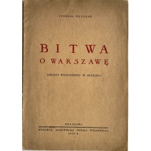 WEYGAND - BITWA O WARSZAWĘ