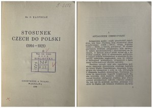 STOSUNEK CZECH DO POLSKI (1914-1921)