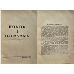 HONOR I OJCZYZNA - DRUK KONSPIRACYJNY