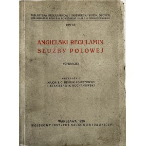 ANGIELSKI REGULAMIN SŁUŻBY POLOWEJ