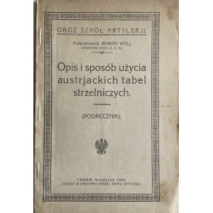 OPIS AUSTRJACKICH TABEL STRZELNICZYCH