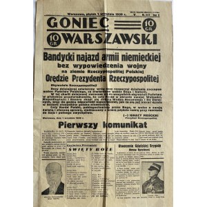 GONIEC W-SKI 1.09.1939 - BANDYCKI NAJAZD ARMII NIEMIECKIEJ