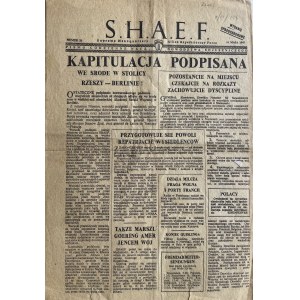 S.H.A.E.F. 1945 KAPITULACJA NIEMIEC