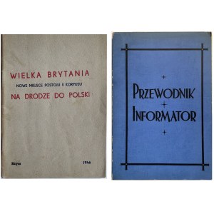 DWA PRZEWODNIKI PO WLK. BRYTANII DLA ŻOŁNIERZY