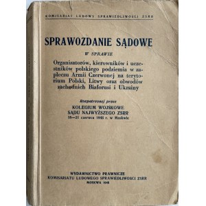 SPRAWOZDANIE SĄDOWE W SPRAWIE OKULICKIEGO