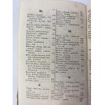 Brodzinski Kazimierz, Polish Synonyms [Vilnius 1844].