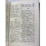 Brodzinski Kazimierz, Polish Synonyms [Vilnius 1844].