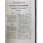 Brodzinski Kazimierz, Polish Synonyms [Vilnius 1844].