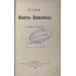 Sienkiewicz Henryk, Ephemeral Writings vol. 1-4