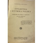 Wóycicki Kazimierz, Stylistika a polská rytmika: příručka pro žáky a samouky.