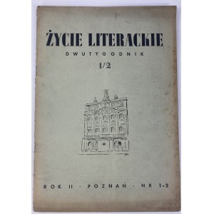 Literary Life. A biweekly journal. Year II. No. 1/2 [Poznan 1946].