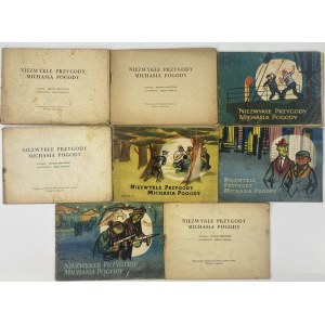 Brzezinski Bogdan, The Unusual Adventures of Michasio Pogody Cz. 1-8 [il. Jerzy Karolak].