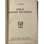 [Dąbrowski Józef], Grabiec Jan, Dzieje narodu polskiego [I wydanie ][Półskórek]