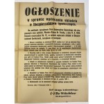 Announcement of the Governor General for the occupied Polish territories of Reich Minister Dr. Frank on the payment of contributions in the Social Insurance Companies dated 4. XI. 1939