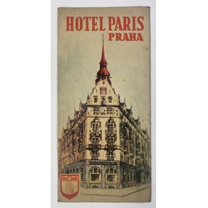 [Advertisement flyer] Hotel Paris Praha