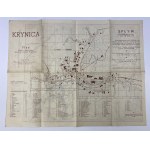 Plan von Krynica mit Verzeichnis der Sanatorien und Ferienhäuser