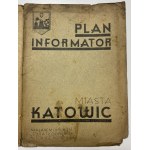E. Wojtaszewski, Plan Informator Miasta Wielkich Katowic 1937