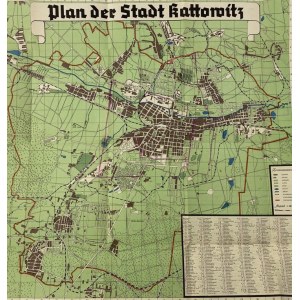 [Plan Miasta Katowice] Plan der Stadt Kattowitz