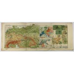 E. Romer, Mapa Europa Środkowa, Książnica - Atlas, Lwów - Warszawa 1938