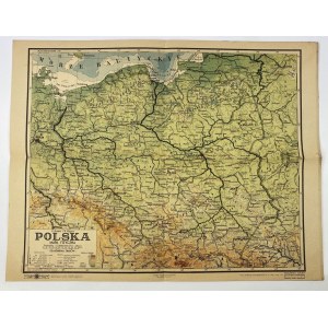 E. Romer i W Migacz, Polska Mapa fizyczna, Wrocław 1951