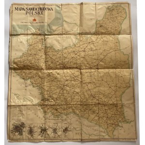 Mapa Samochodowa Polski Trzaska Evert i Michalski