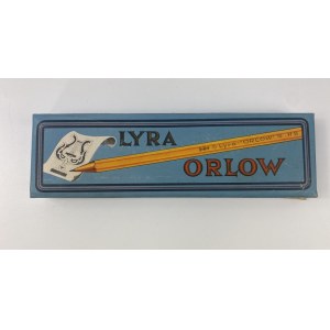 Ołówki Lyra - Orlow. Pudełko kartonowe z kompletem 12 ołówków.