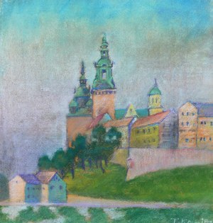 Tadeusz Kantor (1915 Wielopole Skrzyńskie-1990 Kraków), Widok na Wawel, ok. 1935