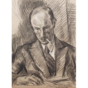 Maurycy Mędrzycki (1890 Łódź - 1951 Paul de Vance), Portret Alfreda Fichelle, l. 30.