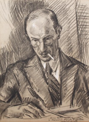Maurycy Mędrzycki (1890 Łódź - 1951 Paul de Vance), Portret Alfreda Fichelle, l. 30.