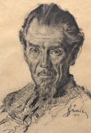 Antoni Suchanek (1901 Rzeszów - 1982 Gdynia), Autoportret, 1951