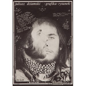 Juliusz Dziamski - grafika, rysunek, 1978 - proj. Zdzisław ORŁOWSKI