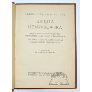 RYBARSKI Antoni, Księga Henrykowska.