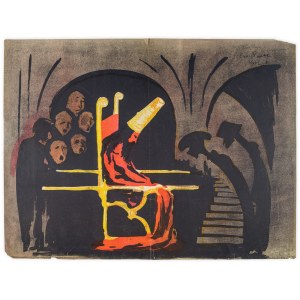 Karol Frycz (1877-1963), Król w podziemiach ze sztuki „ Eros i Psyche”, 1904