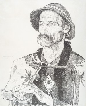 Jan Rembowski ( 1879-1923), Portret górala, 1913