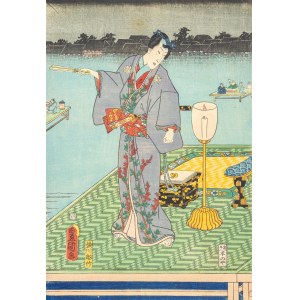 Utagawa Kunisada, Toyokuni III (1786-1865), Postać, 1850-1860