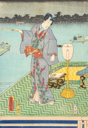 Utagawa Kunisada, Toyokuni III (1786-1865), Postać, 1850-1860