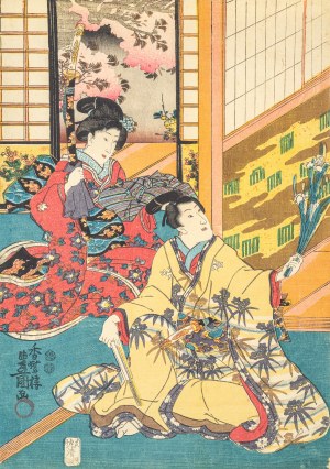 Utagawa Kunisada, Toyokuni III (1786-1865), Gejsze, po 1850