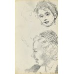 Henryk UZIEMBŁO (1879-1949), Szkice głów kobiecych