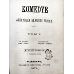 Fredro A. - Komedye - Warszawa 1871 Tom I i IV