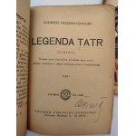 K. Przerwa Tetmajer - Legenda Tatr - il. A.Świdwiński, Warszawa 1927